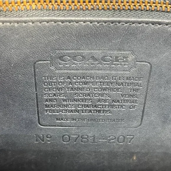 Vintage Coach Kent Bag 9916 Navy USA